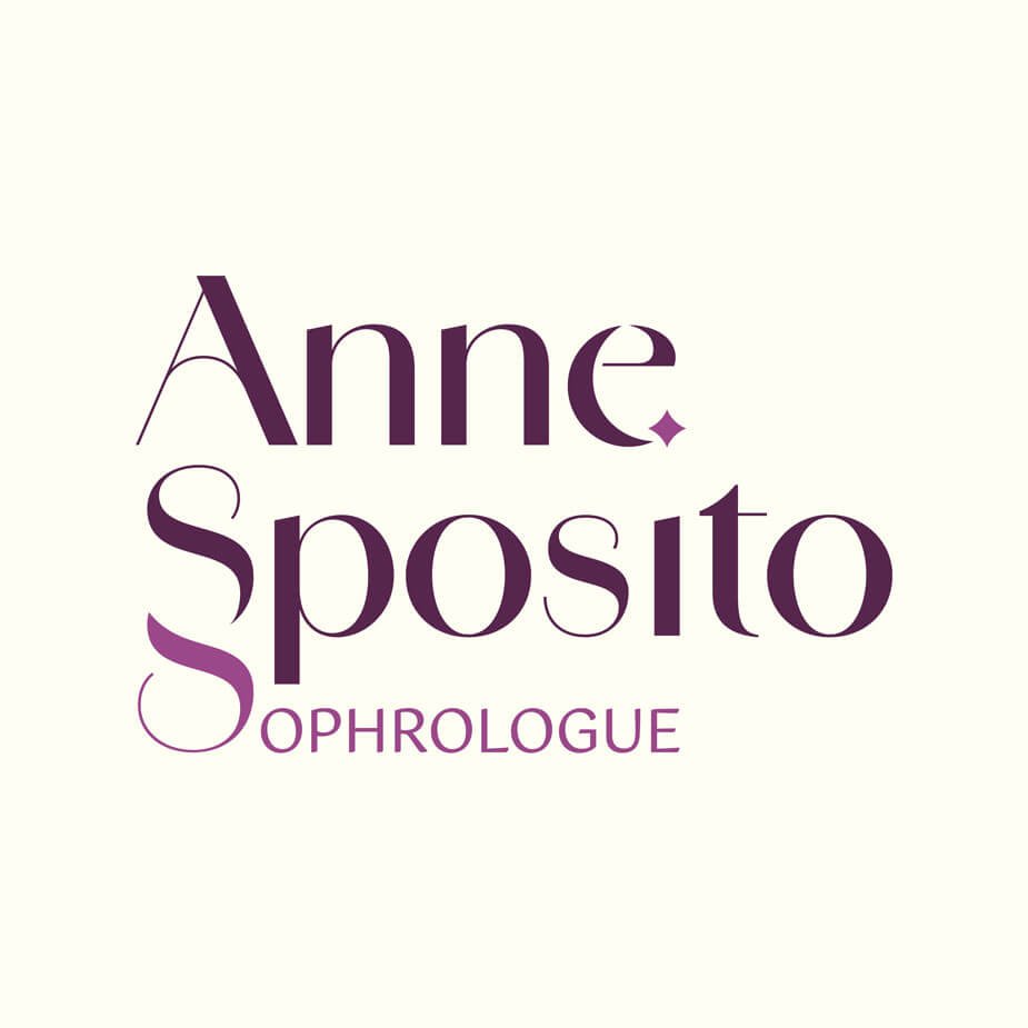 Logo créé pour Anne Sposito, sophrologue à Melun, dans le cadre de son identité visuelle